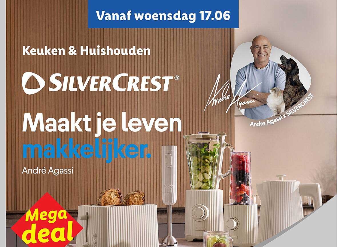 SilverCrest Maakt je leven makkelijker. André Agassi Mega deal