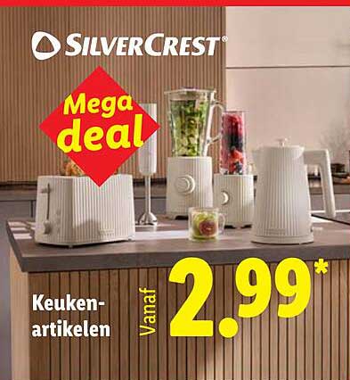 SilverCrest Mega deal Keuken-artikelen vanaf