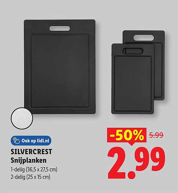 SILVERCREST Snijplanken -50%