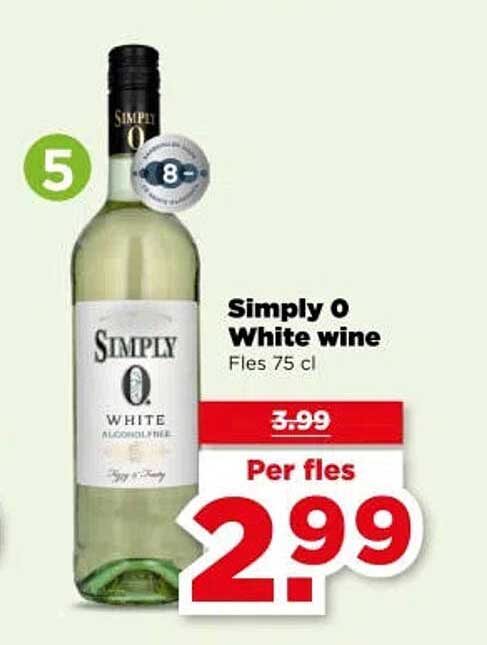 Simply O White wine Fles 75 cl