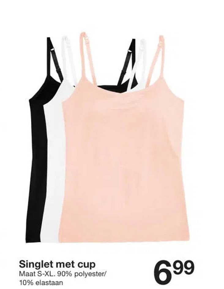 Singlet met cup
