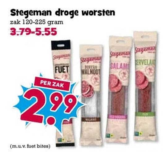 Stegeman droge worsten