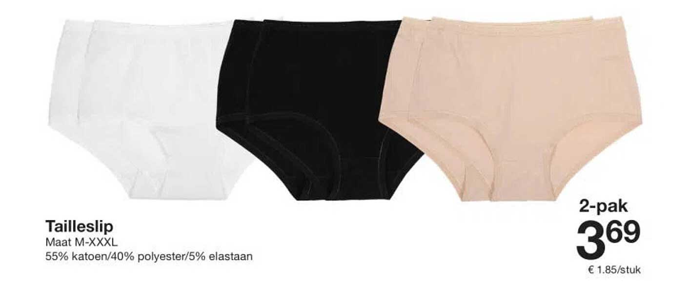 Tailleslip 2-pak