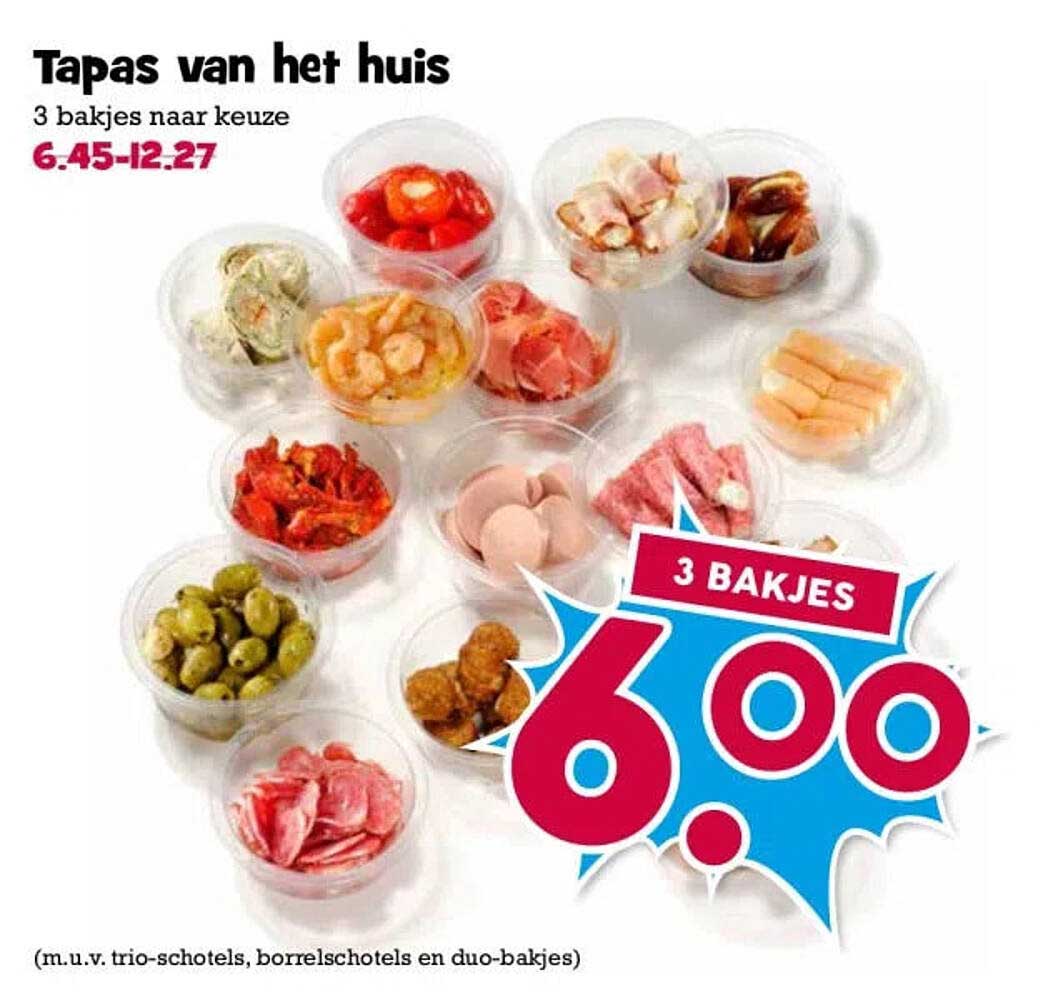 Tapas van het huis