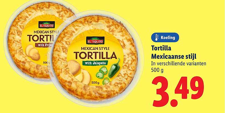 Tortilla Mexicaanse stijl