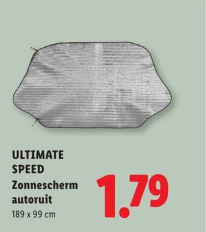 ULTIMATE SPEED Zonnescherm autoruit 189 x 99 cm