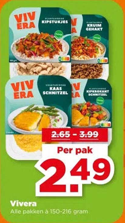 Vivera Alle pakken à 150-216 gram