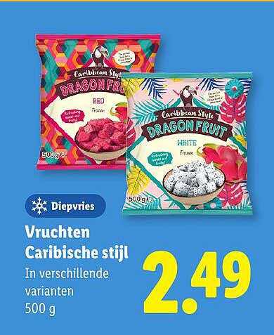 Vruchten Caribische stijl