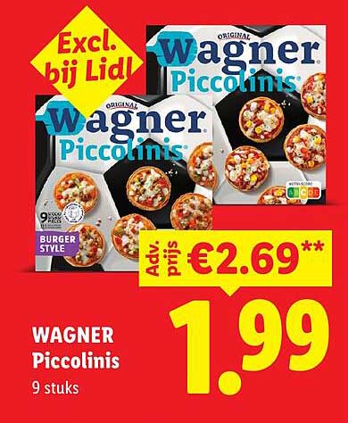 WAGNER Piccolinis 9 stuks