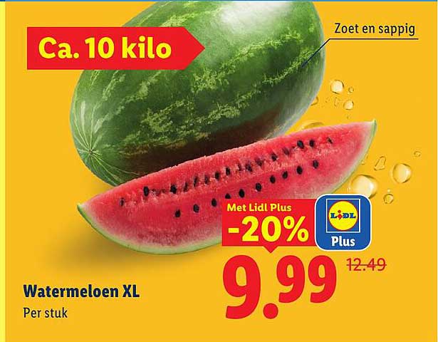Watermeloen XL -20%