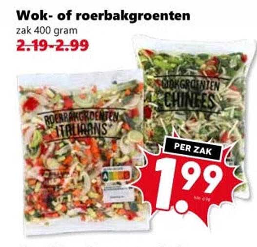 Wok- of roerbakgroenten