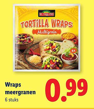 Wraps meergranen 6 stuks