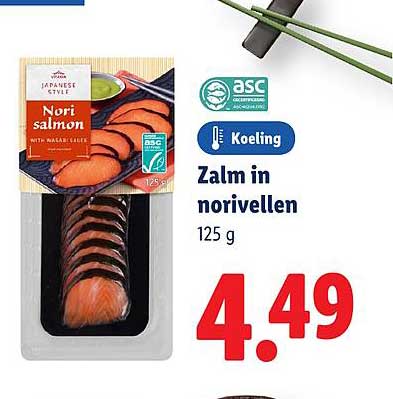 Zalm in norivellen