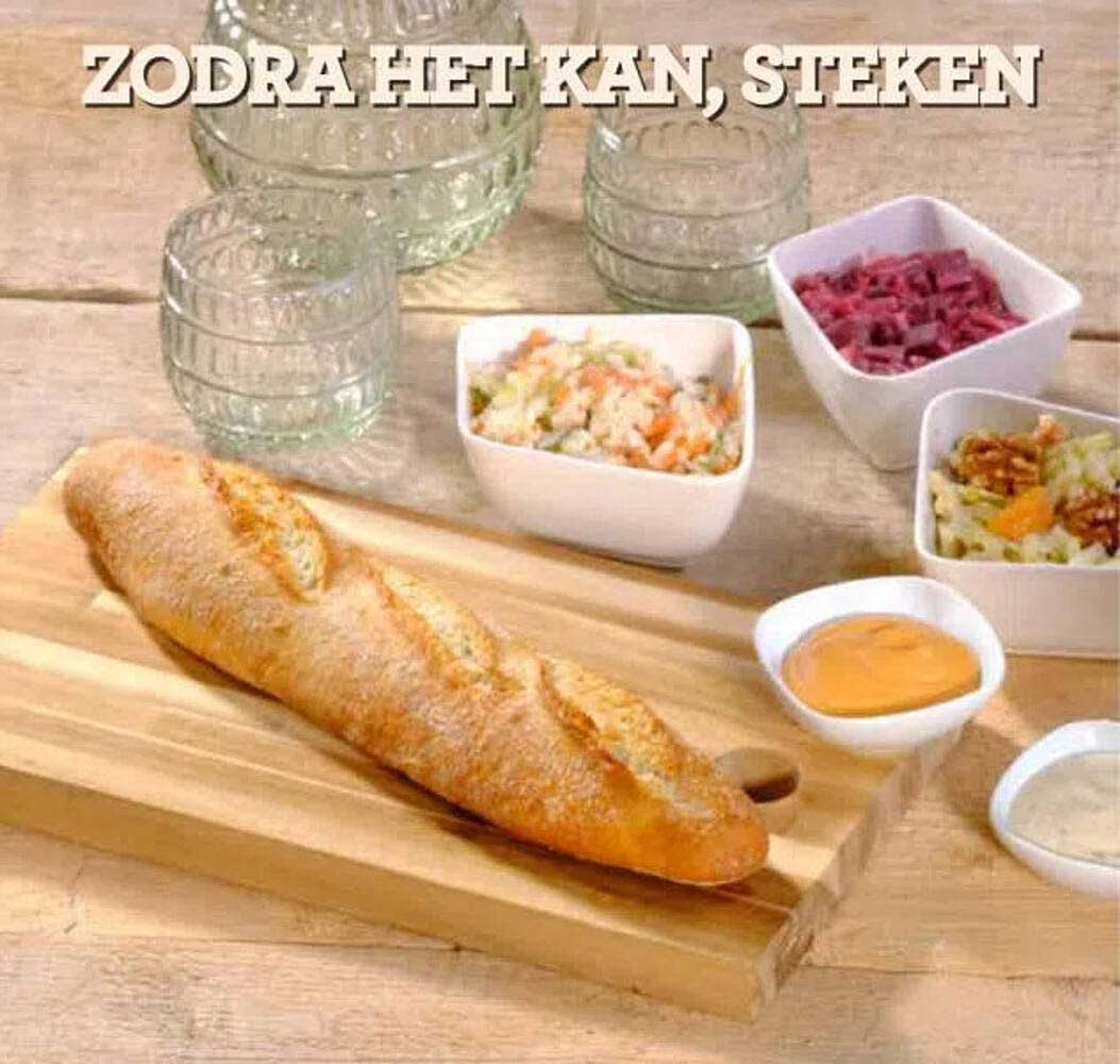 ZODRA HET KAN, STEKEN