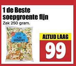 1 de Beste soepgroente fijn