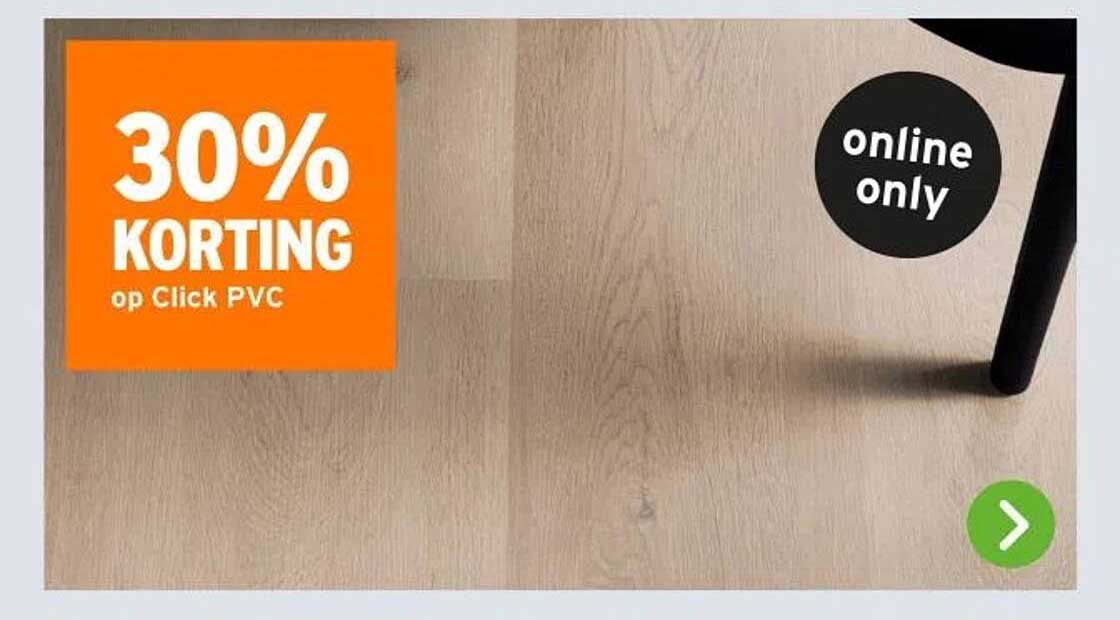 30% KORTING op Click PVC
