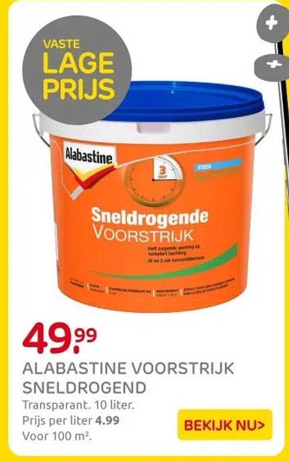 ALABASTINE VOORSTRIJK SNELDROGEND
