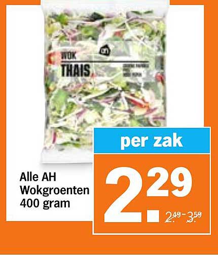 Alle AH Wokgroenten 400 gram