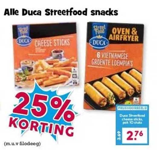 Alle Duca Streetfood snacks