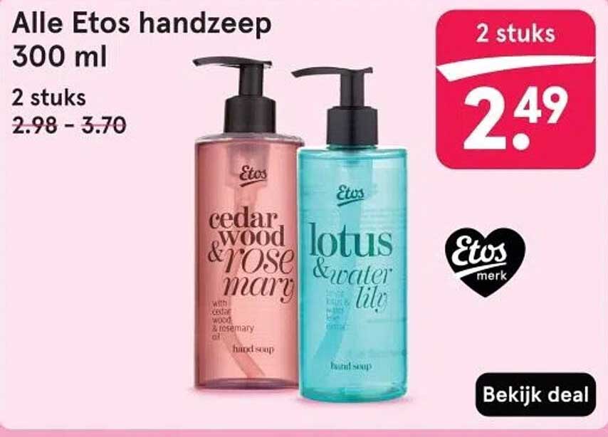 Alle Etos handzeep 300 ml