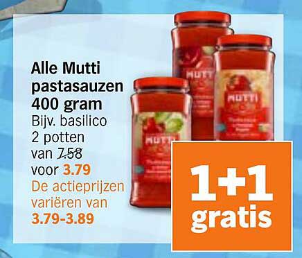 Alle Mutti pastasauzen 400 gram