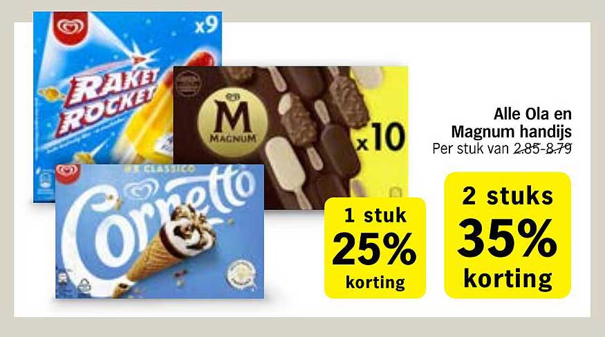 Alle Ola en Magnum handijs