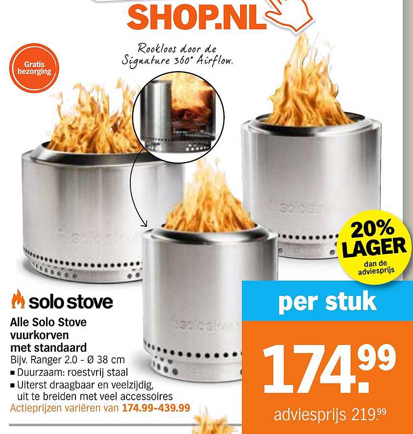 Alle Solo Stove vuurkorven met standaard