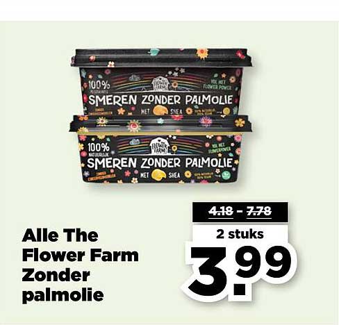 Alle The Flower Farm Zonder palmolie
