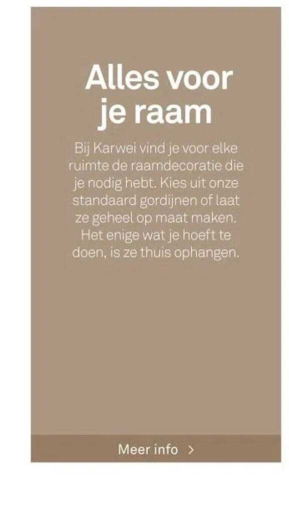 Alles voor je raam