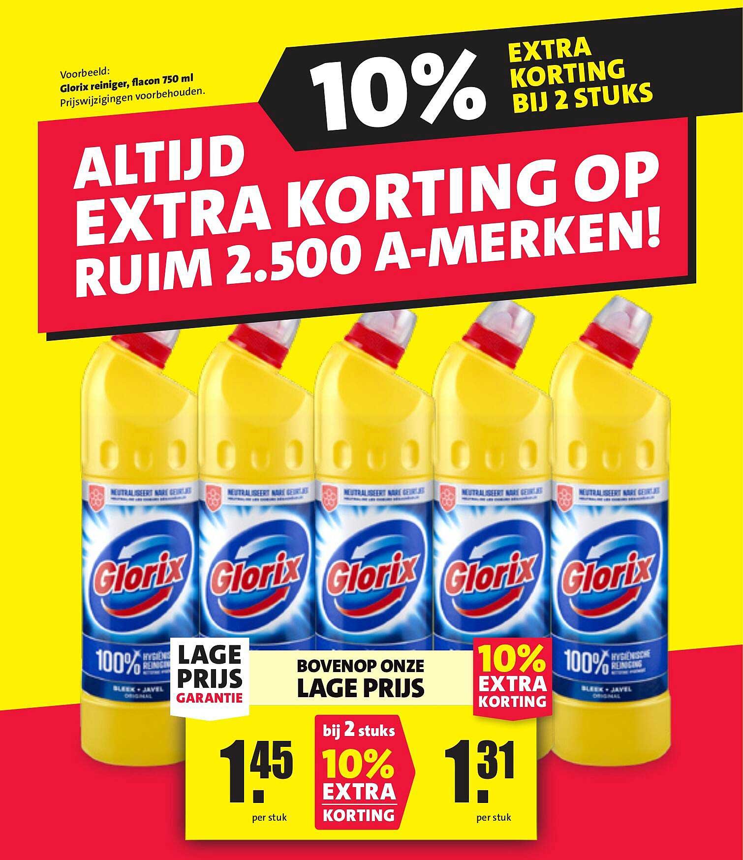 ALTijd EXTRA KORTING OP RUIS 2.500 A-MERKEN!
