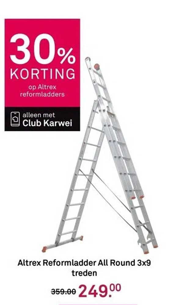 Altrex Reformladder All Round 3x9 treden