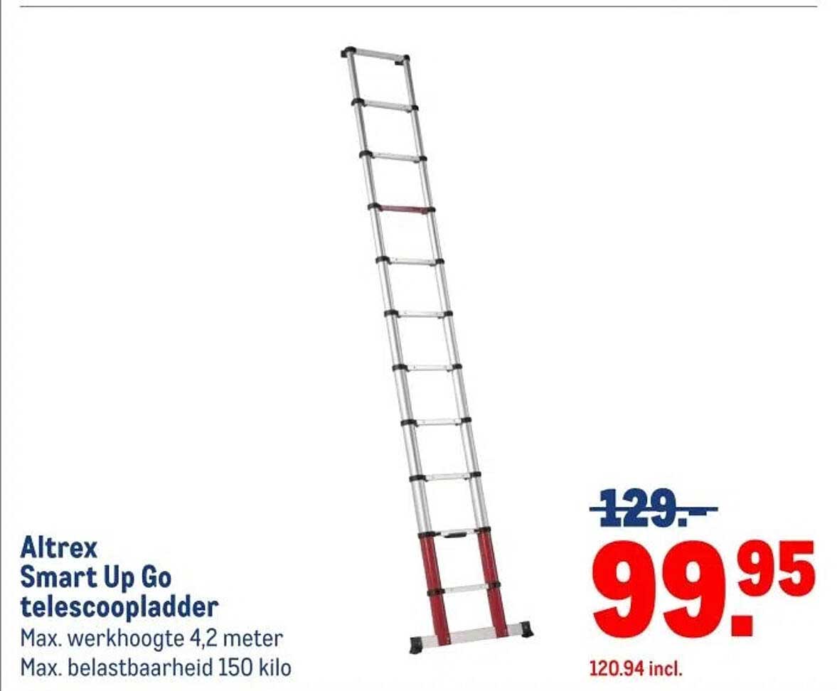 Altrex Smart Up Go telescoopladder