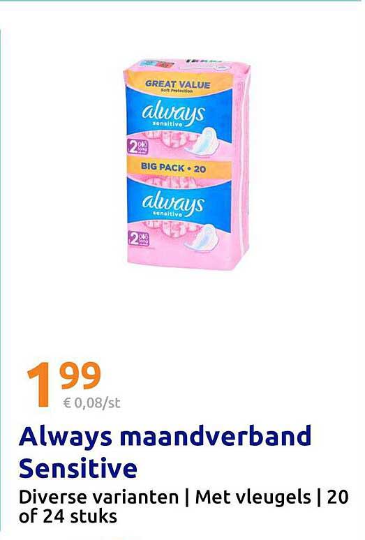 Always maandverband Sensitive