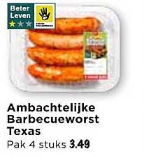 Ambachtelijke Barbecueworst Texas