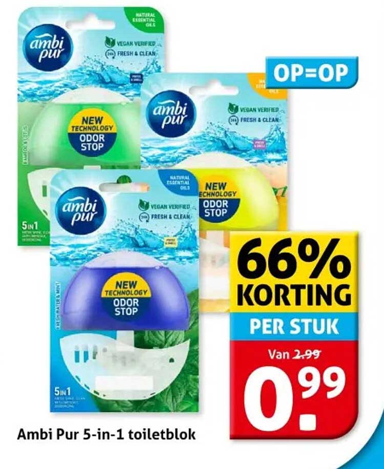 Ambi Pur 5-in-1 toiletblok
