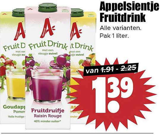 Appelsientje Fruitdrink