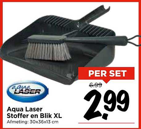 Aqua Laser Stoffer en Blik XL