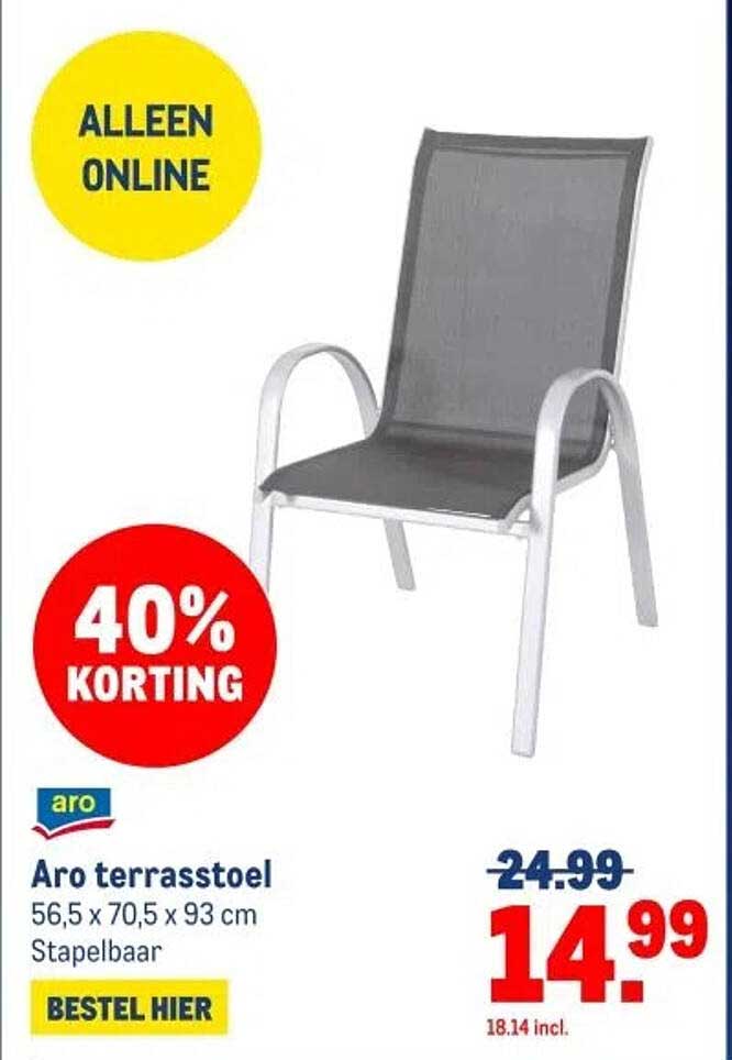 Aro terrasstoel