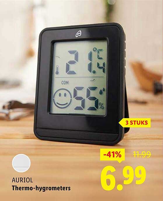 AURIOL Thermo-hygrometers