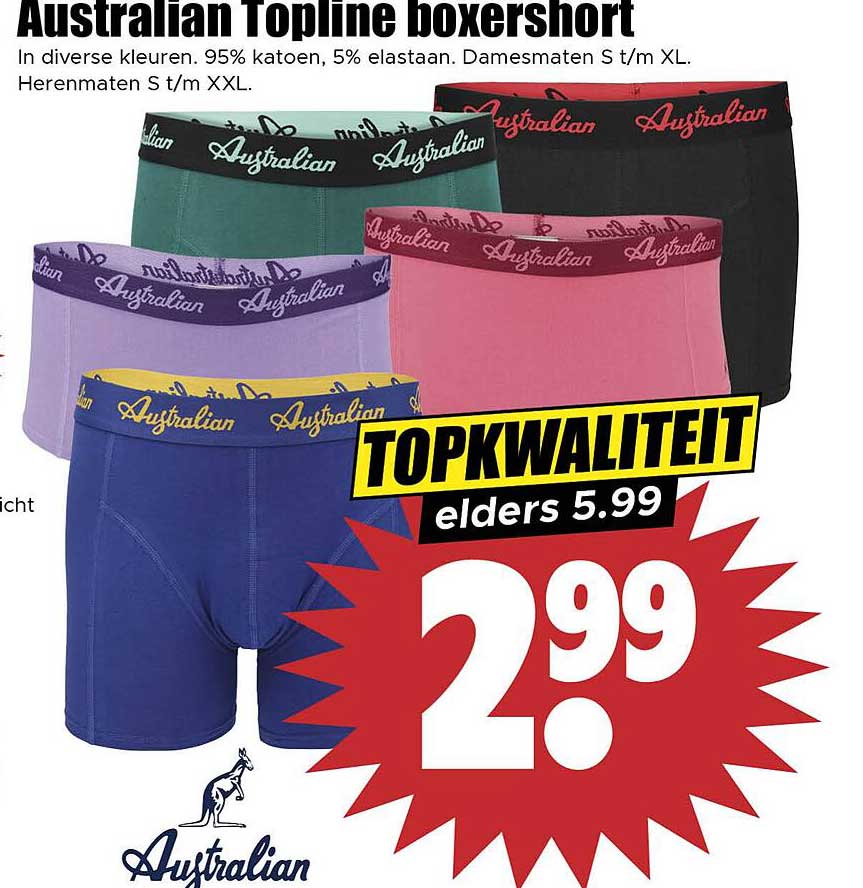 Australian Topline boxershort