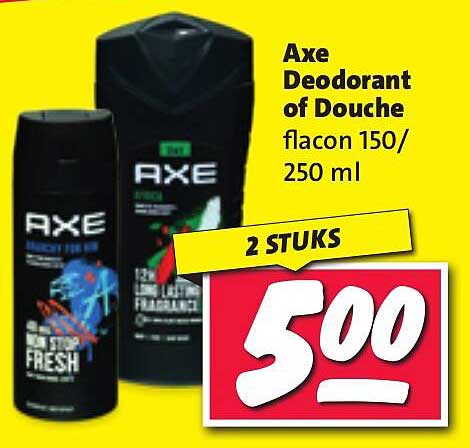 Axe Deodorant of Douche flacon 150/250 ml