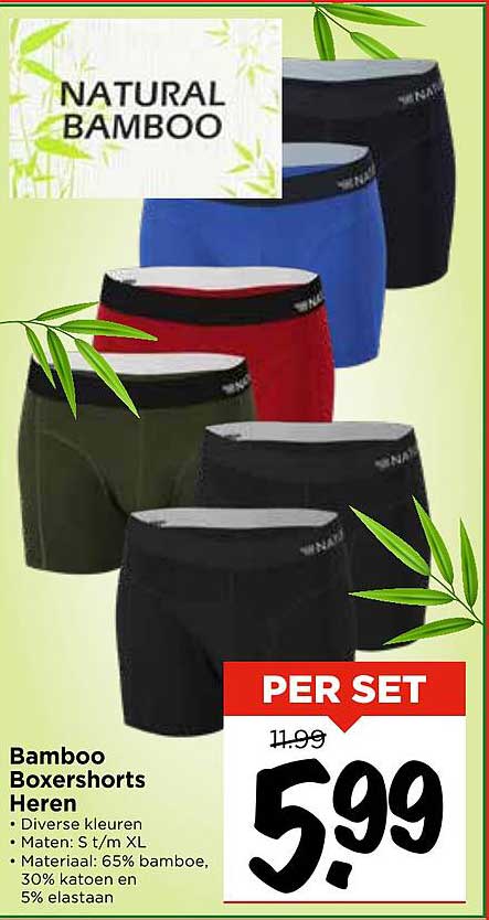 Bamboo Boxershorts Heren