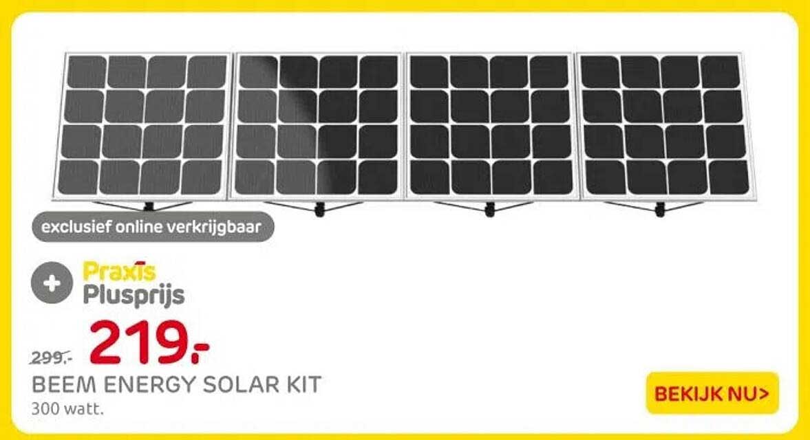 BEEM ENERGY SOLAR KIT 300 watt