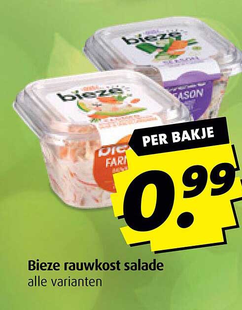 Bieze rauwkost salade
