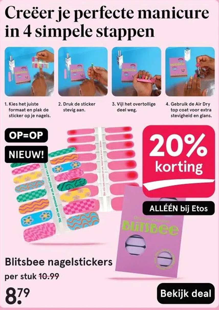 Blitsbee nagelstickers
