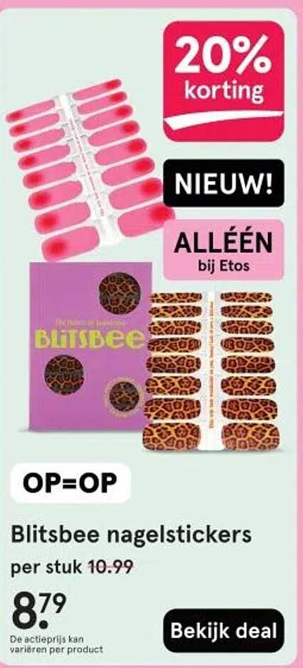 Blitsbee nagelstickers