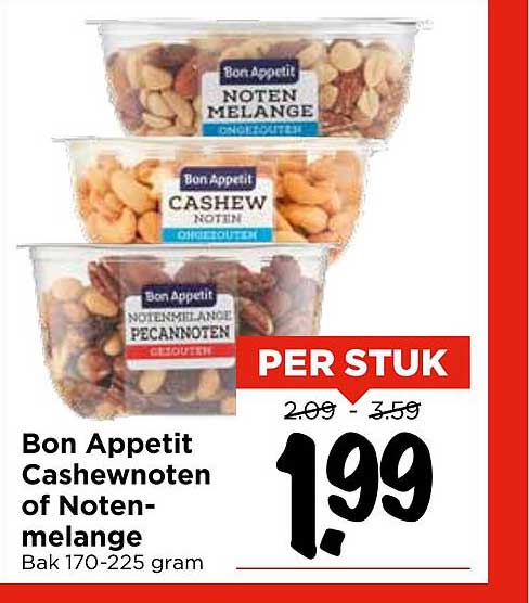 Bon Appetit Cashewnoten of Notenmengeling