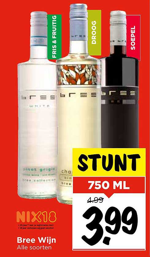 Bree Wijn Alle soorten 750 ML