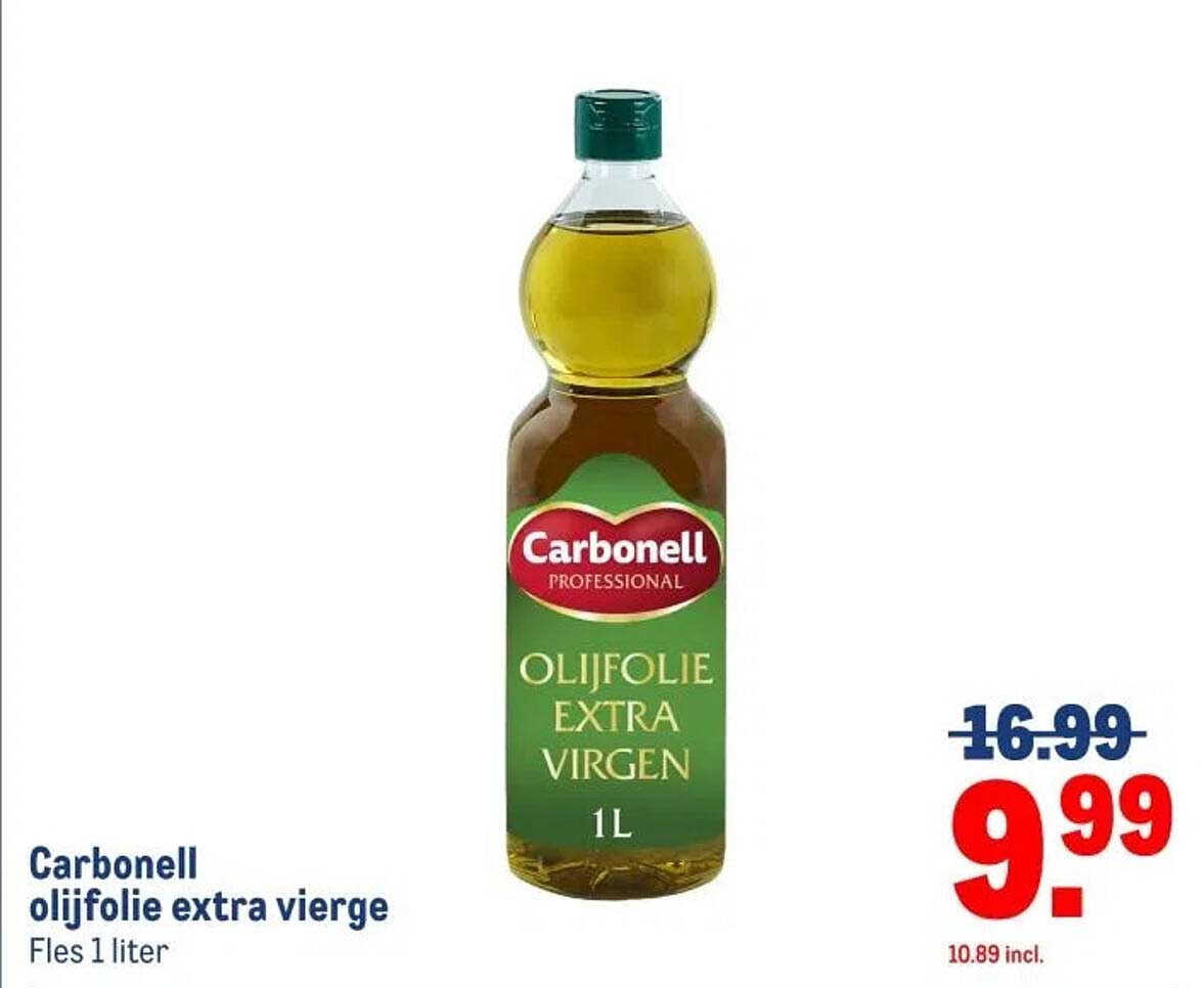 Carbonell olijfolie extra vierge Fles 1 liter