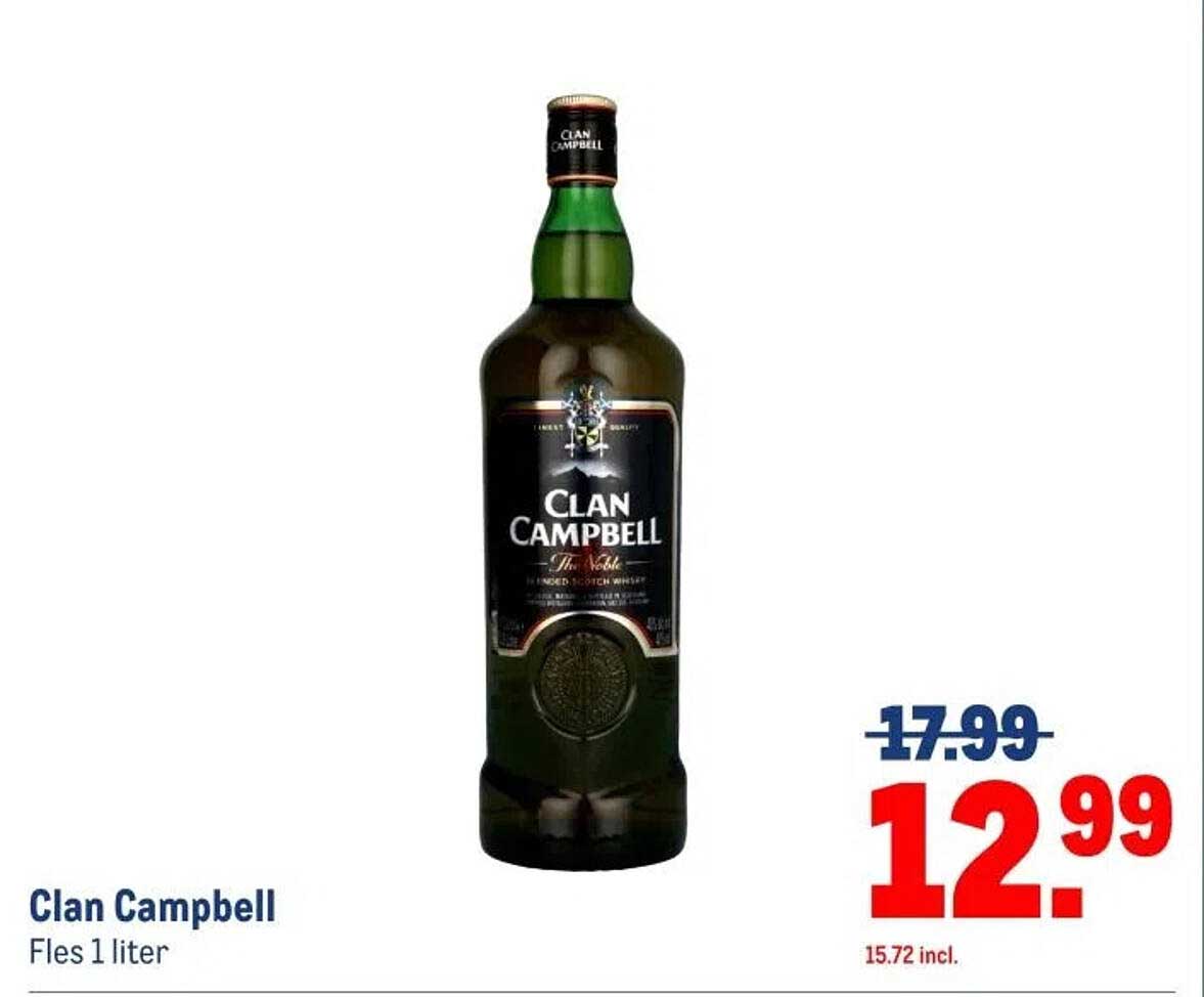 Clan Campbell Fles 1 liter